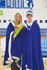 Last week was Homecoming at Cook County High School and there were activities all week long, including coronation of the Homecoming King and Queen on Friday, October 20. Reigning over their royal court in 2014 were Britta Andress and Andy Farley.