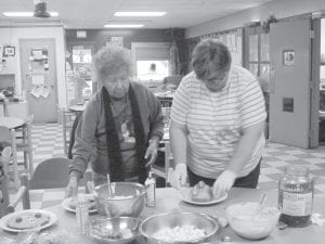 Grand Portage Elders had a busy October, preparing and participating in the Grand Portage Community Center Halloween Carnival. Ellen Olson and Polly James decorated cakes for the Halloween carnival.