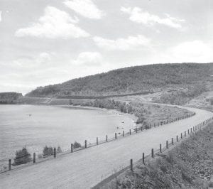 Lyle Phillips of Pittsburg, California shared this lovely old photo of Highway 61. He believes it is of Cutface Creek, commonly known as the Rock Cut. The scenic spot, west of Grand Marais, looks quite a bit different today. The photo was taken by M.J. Humphrey and appears to have been colorized in Humphrey’s iconic style. Lyle said he thinks it was taken in the 1960s. The photo hung for many years in a rental cottage in Croftville belonging to his parents, Marvin and Esther Phillips.