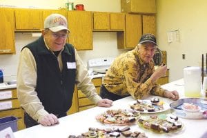 Lynn and Art had kitchen duty at the North Country Creations Bazaar. They appeared to be enjoying the task!