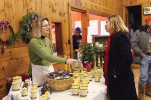 Shop Local Saturday includes stops at Christmas Markets such as the Hovland Arts Festival Christmas event. Linda Newman of Points North was there with her beeswax products, perfect for the holidays or anytime of year.