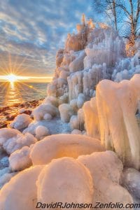 This amazing photo by David R. Johnson of Grand Marais of Lake Superior’s frozen shoreline would make an amazing Christmas card. A peaceful holiday season from all of us at the Cook County News-Herald!