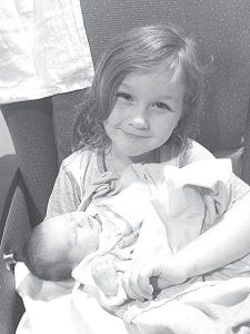 Andrew Ashcroft and Sara McManus of Grand Marais announce the birth of a daughter, Edith McManus Ashcroft, at 9:15 a.m. Dec. 13, 2014 at the Cook County North Shore Hospital in Grand Marais. Edith weighed 6 pounds, 8 ounces and was 18½ inches long. She joins a sister, Esme Beverly Ashcroft, age 7, at home.