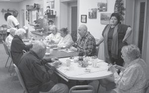 The Cook County Senior Center was a festive place in December. The Christmas Eve celebration was small, but enjoyed by all who took part.