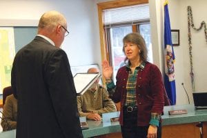 Another longtime county employee, Recorder Dusty Nelms also took the oath of office once again. Nelms has worked for the county since 1979, first in the Planning and Zoning Office. She started working in the Recorder’s Office in 1989 and was elected to the position of Recorder in 1999.