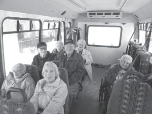 The residents at the North Shore Care Center bundled up and beat “cabin fever” with fun outings this winter. The Arrowhead Transit bus keeps seniors on the go all year long!