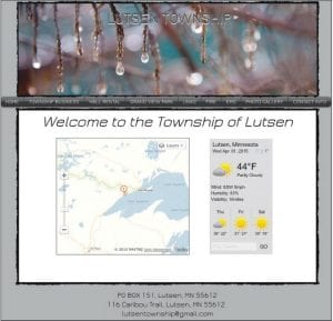 The Lutsen Town Board approved the launch of its website at the Marchboard meeting. The website includes contact for township officials, townhall rental information and many nice photos of the Lutsen area.