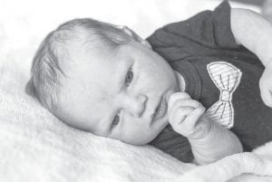 Austin and Melissa Riehm welcomed a son, Aiden Michael Riehm, on April 23, 2015. Aiden weighed 8 pounds, 3 ounces and was 21 inches long. Proud grandparents are Bruce and Colleen (Riehm) Waltz from Grand Portage, and Steve and Sue Kollodge from Mora. The happy family resides in Woodbury, Minnesota.