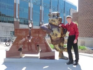 Leif Anderson was among 1,500 students who took part in Minnesota History Day at the University of Minnesota-Minneapolis campus in May. Leif is inspired by Alfred Nobel and his work as a chemist, engineer and peacemaker.