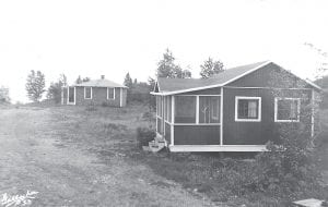 A new exhibit at the Cross River Heritage Center in Schroeder takes a look at the resort industry in the ‘30s, ‘40s and ‘50s. These lakeside cottages were part of Gunderson’s Resort.