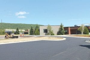 When students and staff return to school this fall, there will be new parking spaces, curb and gutter at the School District 166 Grand Marais campus.