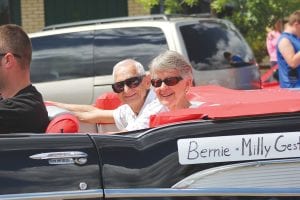 The Cook County Citizens of the Year for 2015 are Bernie and Milly Gestel of Grand Marais. The Gestels are involved in a number of community organizations and are always willing to lend a hand. They were treated to a ride in a beautiful classic car in the Fisherman’s Picnic parade on Sunday, August 2.
