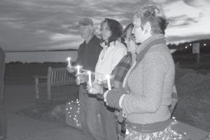 Community gatherings— like this vigil for victims of domestic violence— can be very meaningful. The public is invited to an International Day of Peace gathering on Sept. 21.