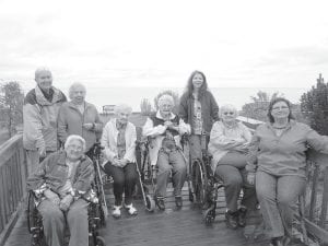 Residents at North Shore Care Center enjoyed a visit to the Cook County Historical Society Museum in August. The trip included a treat from World’s Best Donuts and a museum tour with Carrie McHugh and Dori Betts. The Music of the North Shore exhibit was a real hit with these ladies! A must see for all ages. (L-R, sitting) Bernice LeGarde, Ione Jones, Skip Rouser, Helen Ford, Nora Bockovich. (L-R, standing) Belinda Hudler, Lorraine Wipson, Kay Rosenthal.