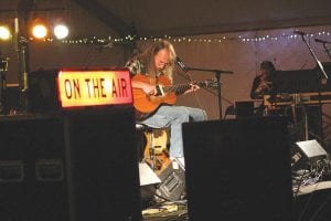 Mountain Stage signing off…Charlie Parr was one of the performers on the Mountain Stage radio show recorded at North House Folk School’s Unplugged on Thursday and Friday, September 17-18. See more about Mountain Stage and Unplugged on page A3.