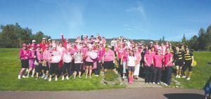 For the eighth time Superior National at Lutsen hosted the Rally for a Cure, and this year more than $4,200 was raised to help in the fight against breast cancer. Some 77 “pink” ladies and a few “bumble bees” participated in the event, enjoying the day as they raised money for a serious cause.