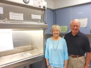 During the summer Paul and Carol Schaap spend time at their cabin on Clearwater Lake, a place they have been coming to since 1974. When the Schaaps learned about the Cook County North Shore Hospital's need for a hood necessary for chemotherapy treatments, they donated the money needed to purchase not one, but two hoods.