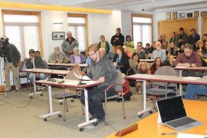 As Cook County High School teacher David Liechty spoke about the complicated history of Columbus Day, the Cook County commissioners’ room became more and more crowded, primarily with people who supported the move to endorse honoring the second Monday in October as Indigenous Peoples’ Day.