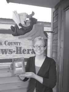 Cook County News-Herald’s newest staff member is Abby Fincel, who will be selling advertising and also covering meetings and events. The multi-talented young lady graduated college in 2½ years and recently published her first book, The Forest in the Mirror, a fantasy work of fiction for young adults.