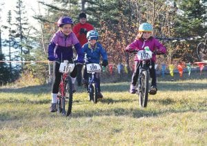 The Sawtooth Mountain Bike Challenge saw a number of changes this year—a new race date, a new course and new race directors. Attendance was down a bit, but those who participated in the redesigned event appeared to have a great time. Something new was the kids’ race and as you can see, the young riders were all smiles as they took off on the course at Pincushion Mountain on Saturday, October 17.