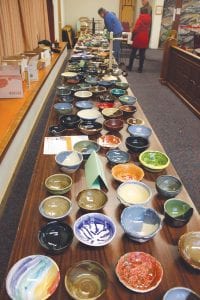 This photo of beautiful, handmade bowls sends a powerful message. The bowls are empty, as are the cupboards and pantries of many community members. Everyone is invited to the Empty Bowls fundraiser to help the Cook County Food Shelf meet the demand.