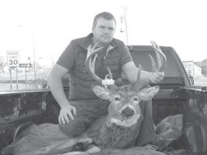 Seth Williams didn’t shoot the biggest deer, but so far his buck’s antler spread of 21 inches leads in that category.