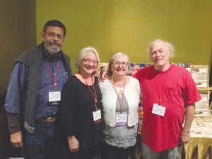 Marlys Johnson and Bob Nesheim, owners of Pincushion Trails Inn (opening in 2016) and Barbara and Ted Young of Poplar Creek Guesthouse B&B, recently attended the Bed and Breakfast Conference in Eau Claire, Wisconsin. They were among 92 inn owners and 30 exhibitors at the event.