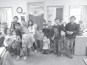 The Sawtooth Elementary 4th graders who participate in the Cook County Senior Center’s Intergenerational Reading Program also took part in the Senior Center’s Fall Food Drive. When they walked to the center with their books, they also brought lots of food to be given to the Cook County Food Shelf.