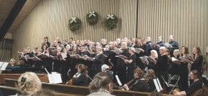 The members of the Borealis Chorale and Orchestra raised voices in song and instruments in harmony on Sunday and Monday, December 6 and 7. The amazing concert features a 90-piece choir and 20-piece orchestra. Director William Beckstrand conducted the musical event that included selections from Handel’s Messiah; Berlioz’s The Shepherds Bid Farewell to the Holy Family; Donkey Carol, by John Rutter and more. New this year was Snowfall, by Robin Escher. Bethlehem Lutheran Church was filled with admiring audiences at both performances.