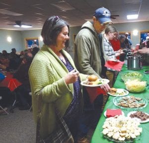 Over 85 people attended the 2015 annual Open House Christmas Party at the Schaap Community Center/Poplar Lake Fire Hall No. 1. The party is hosted by the members of the Gunflint Trail Volunteer Fire Department to say thank you to the community for its support through the year. This year the fire department requested—and accepted—an abundance of food items for the Cook County Food Shelf. A great time was had by all!