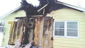 An early morning fire on Sunday, December 27 caused extensive damage to this home on Townsite Road in Grand Portage. The occupants escaped without injury, but unfortunately the whereabouts of the family’s cat is unknown. A chimney fire is the suspected cause of the fire.