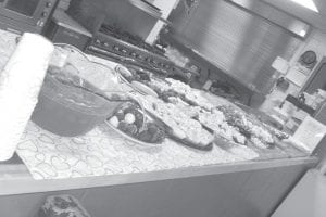 The wonderful and delicious goodies prepared by the ENP cooks, Polly James and Cedar Denny for the Valentine’s Day bingo.