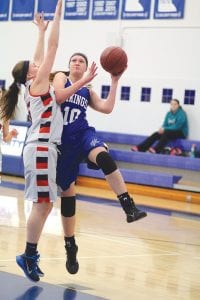 Lily Gruber-Schulz (left) and Emily Jacobsen (above) were both voted to the Polar League All- Conference team this year by regional coaches.