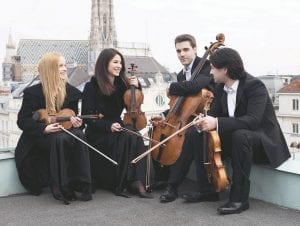 The international award-winning Viennese string ensemble the Minetti Quartett will be performing at the Arrowhead Center for the Arts in Grand Marais on April 2. The concert is one of only two Midwestern stops on their U.S. tour.