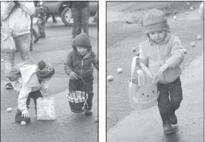 There was a special area for toddlers who quickly caught on to the fun of finding brightly-colored eggs. There were enough eggs for everyone.