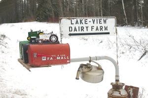 The sign leading to Lake View Natural Dairy may have to come down some day if the state of Minnesota wins its case against the owners of the farm, David and Heidi Berglund. The farm sells unpasteurized/raw milk (among other consumer products) to customers who come to the farm to make purchases. The state argues these sales should be regulated and has tried to inspect the farm, which the Berglunds to date have refused to allow because they say the inspections violate their constitutional rights.