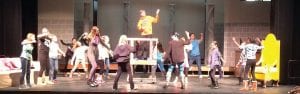 There’s a large cast of kooky characters in the upcoming Grand Marais Playhouse production Little Red Robin Hood. They were all having a great time during a recent dance rehearsal. The play debuts April 15.