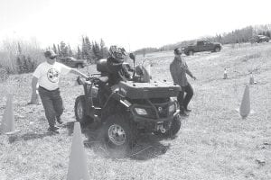 Minnesota Department of Natural Resources (DNR) youth ATV safety training includes both a classroom and field training component. The field test is conducted under the watchful eye of DNR certified volunteers and conservation officers.