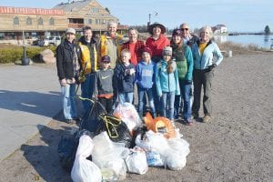 A “Get Ready for Earth Day” Community Trash Pick-up was held on Wednesday, April 20. Participants filled a number of trash bags with an assortment of litter.