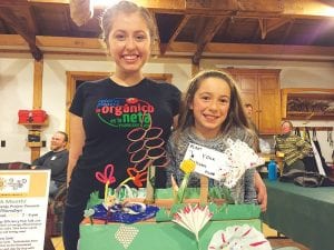 The Cook County Local Energy Project (CCLEP) recently hosted an interesting “Show and Tell” series to look at ways Northlanders are working to find solutions to concerns about climate change. One session included a presentation by Morgan Weyrens-Welch (left) on her trip to the Paris Climate Talks in December 2015. Elementary student Olya Wright attended the session and created a garden themed box to collect messages to Minnesota legislators about climate change.