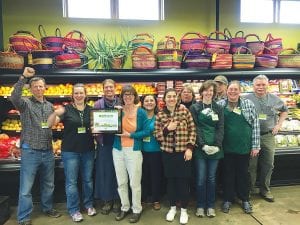 Cook County Co-op staffers were delighted to learn that the co-op had earned the “Sustainability Star” award from the National Co-op Grocers for their energy efficient building and practices.