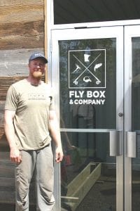 Scott Sorenson is working hard to open his new business Fly Box & Company. His downtown Grand Marais store will offer clothing and Scott will guide fly-fishing trips.