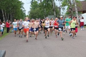 It didn’t take Dave Duede (No. 358) long to get out in front of the field at the July 4th Tofte Trek 10K. The Eagan, Minnesota native was the overall winner with a time of 40:16.3 over a field of 150 runners.