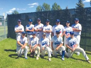 Coach Arleigh Jorgenson said his team had its best game ever against International Falls. (L-R, front) Andrew Miller, Garrett Curran, Cameron Roy, Ero Wallin, Dillon Sjogren. (L-R, back) Connor Somnis, Cole Dahlberg, Tristen Bockovich, Colton Furlong, Joe Deschampe Jr., Adam Dorr, Wyatt Baker.