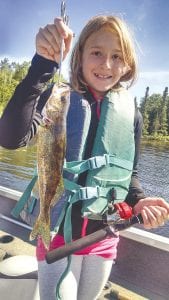 Isabella, 11 years old, from Robbinsdale Minnesota, had a great fishing outing with her grandparents. She caught her first walleye while fishing with Joe’s Inland Fishing. The family stays at Lamb’s Resort.