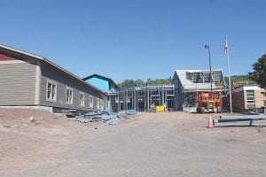 Construction continues at North Shore Health. The Care Center section is nearly complete and the hospital board was impressed with what was finished during a walk-through on July 21.