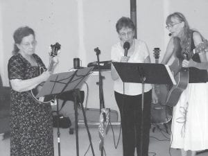 The Echos—a three-piece ensemble from Moose Lake traveled to the Care Center on July 25, treating the residents to a delightful afternoon of gospel and country music.