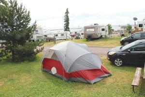 Attendance at the Grand Marais Recreation Park has been record setting this summer. The 300 campsites are filled this weekend for the Fisherman’s Picnic festivities as the park swells to more than 1,000 people.