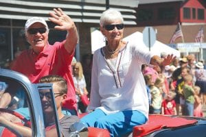 The 2016 Senior Citizens of the Year are Carl and Marlys Johnson. They appeared to have a great time in the Fisherman’s Picnic parade, greeting the many friends they have made as community volunteers since 1997. See more Fisherman’s Picnic fun on pages B6-B7.