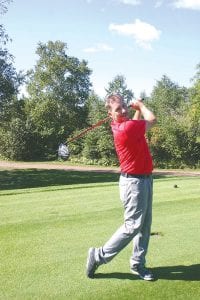 Last week Superior National golf pro Heath Ekstrom took a few practice swings in preparation for his 100 rounds of golf that he will play on September 11 as a fundraiser for the Folds of Honor Foundation. The Foundation distributes funds to kids and spouses of fallen (or seriously wounded) veterans for college.